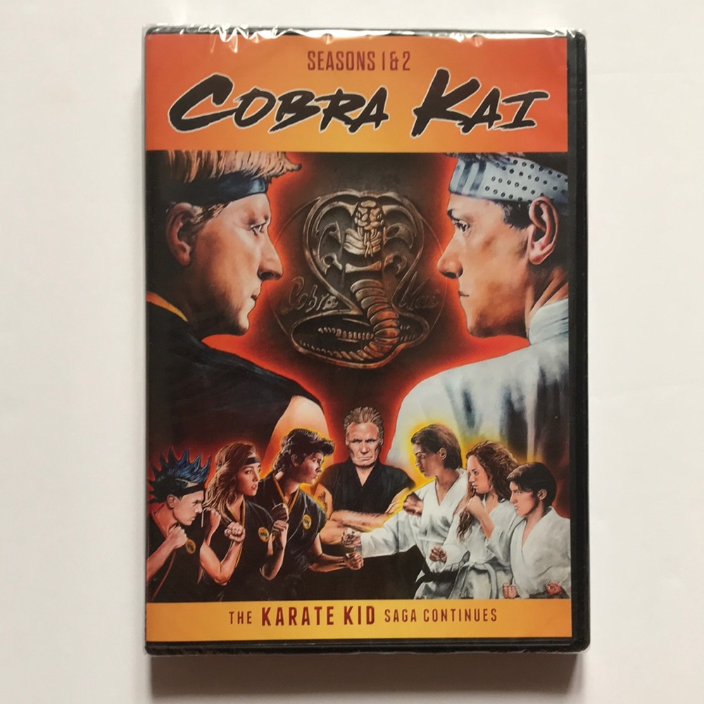 Cobra Kai Seasons 1 & 2 DVD with bonus content